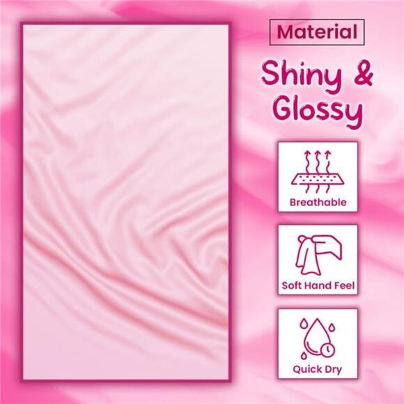 Womens Long Sleeveless Satin Dress Light Pink - Picture 5 of 5